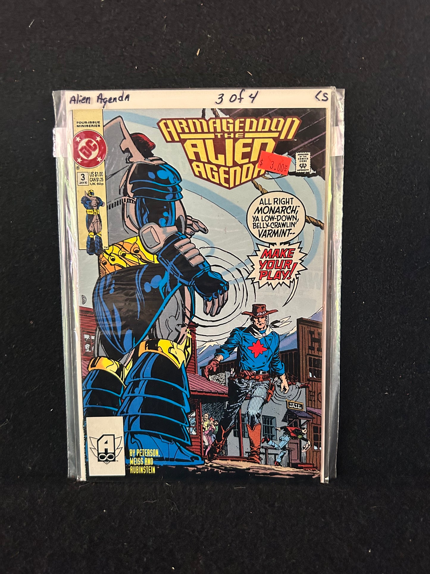 Armageddon The Alien Agenda #3 (DC 1992)