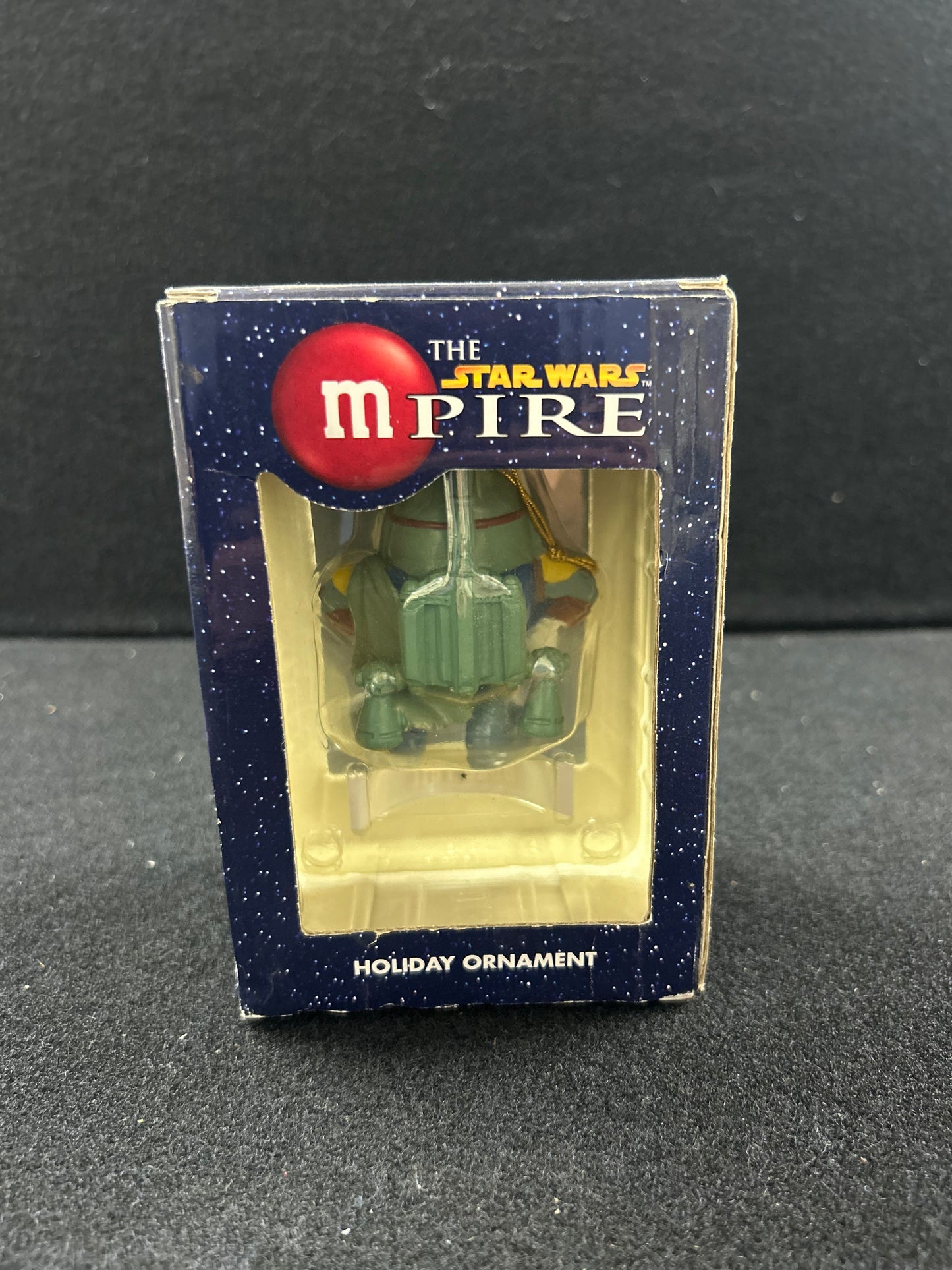 Boba Fett Blue M&M Star Wars Mpire holiday ornament