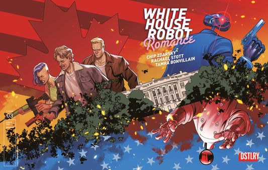 WHITE HOUSE ROBOT ROMANCE #3 CVR A RACHAEL STOTT (Order By 05/04/26) (Estimated In Store By 06/24/26) (THIS ITEM IS A PRE-ORDER AND YOU WILL NOT RECEIVE IT UNTIL AFTER THE IN STORE DATE)