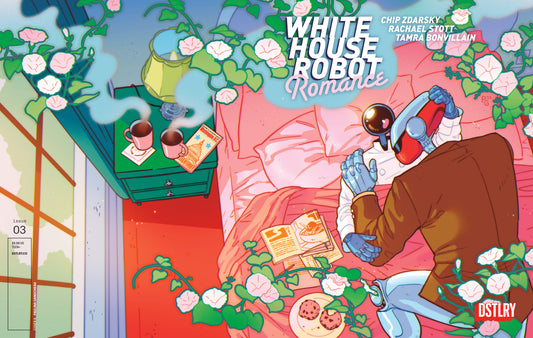 WHITE HOUSE ROBOT ROMANCE #3 CVR B PAULINA GANUCHEAU VARIANT (Order By 05/04/26) (Estimated In Store By 06/24/26) (THIS ITEM IS A PRE-ORDER AND YOU WILL NOT RECEIVE IT UNTIL AFTER THE IN STORE DATE)
