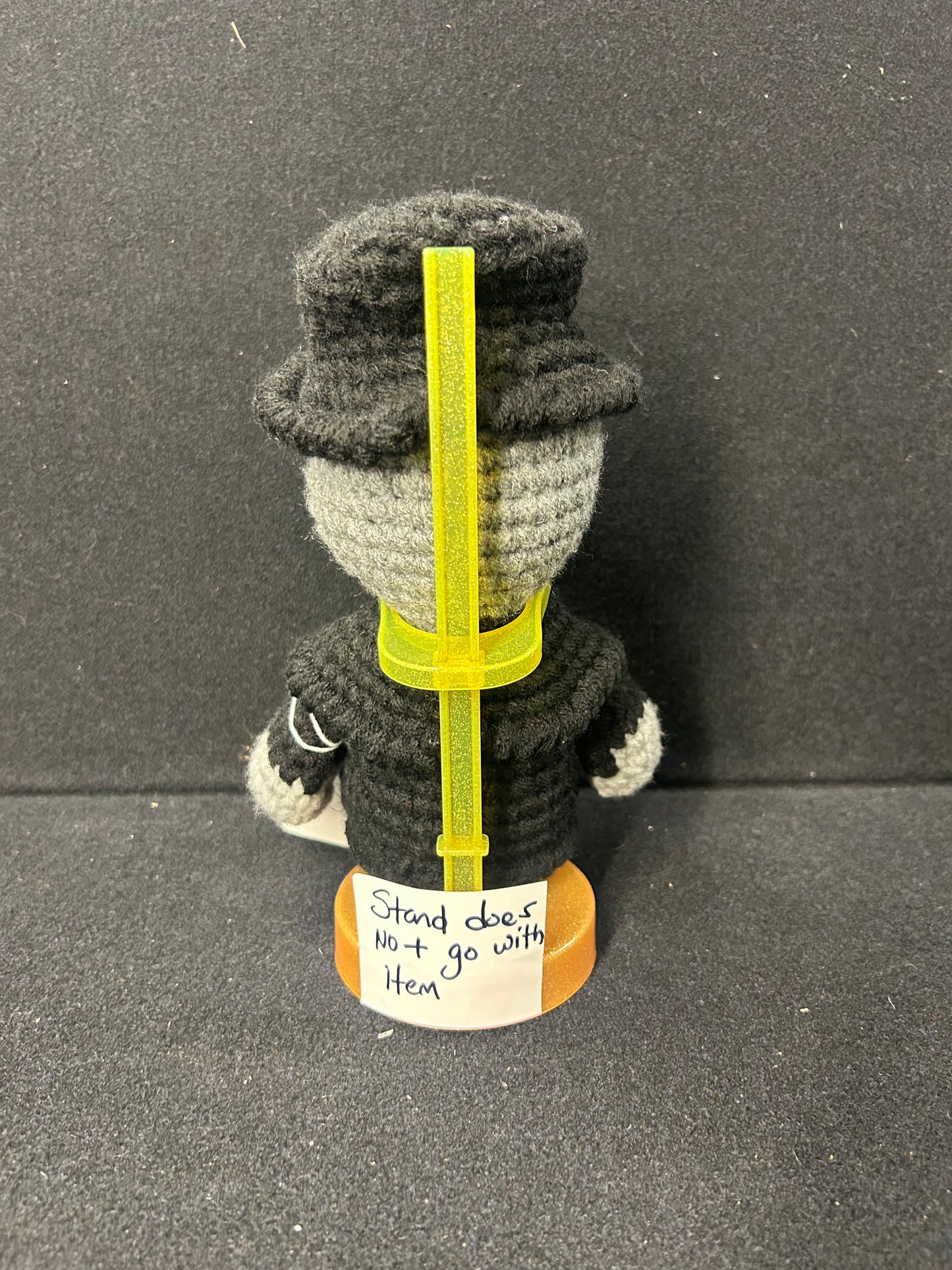 Plague Doctor Crochet Figure