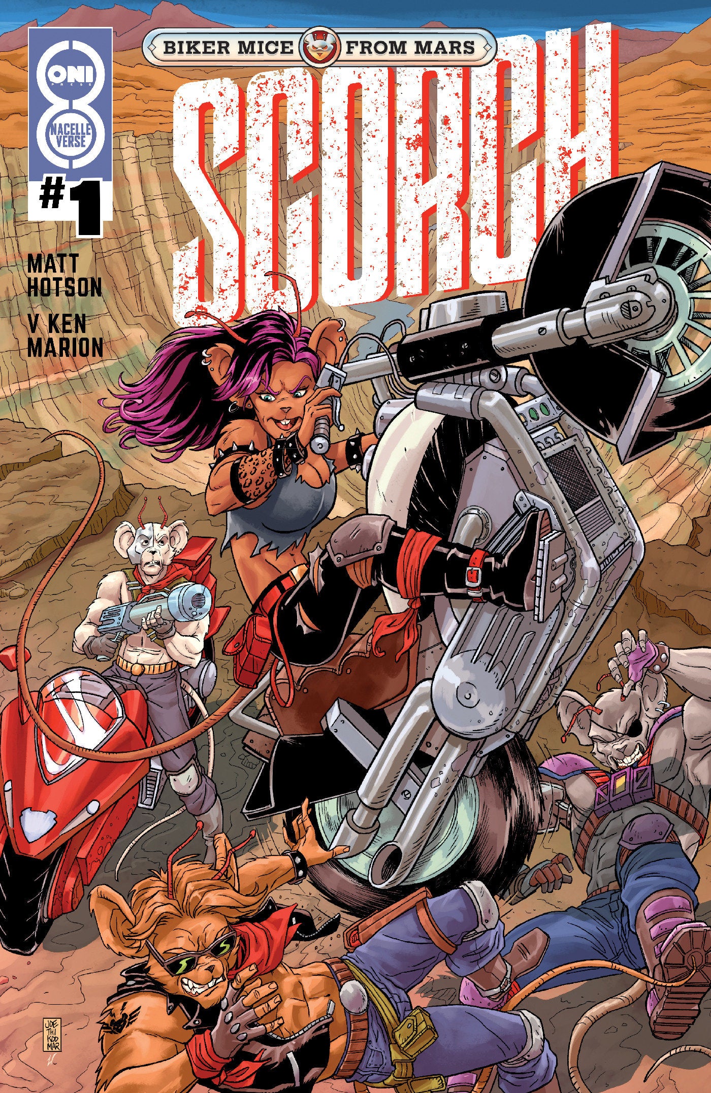 BIKER MICE FROM MARS SCORCH #1 CVR C AJ JOTHIKUMAR VAR (Pre-Order by 07/06/26 | Est. In-Store: 08/12/26 | Ships after release)