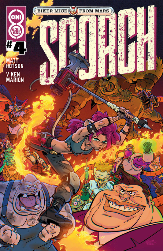 Biker Mice from Mars Scorch #4 Cover B Jacob Perez Var (Pre-Order by 10/26/26 | Est. In-Store: 11/25/26 | Ships after release)