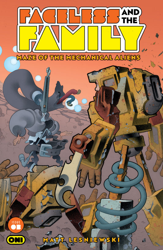 FACELESS AND THE FAMILY MAZE OF THE MECHANICAL ALIENS #3 CVR A MATT LESNIEWSKI (Pre-Order by 08/17/26 | Est. In-Store: 09/16/26 | Ships after release)