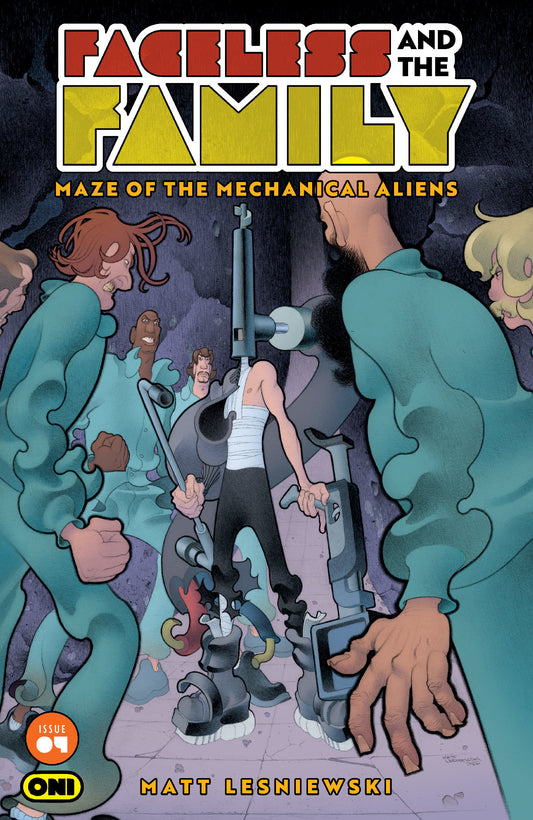 FACELESS AND THE FAMILY MAZE OF THE MECHANICAL ALIENS #4 CVR A MATT LESNIEWSKI (Pre-Order by 09/21/26 | Est. In-Store: 10/21/26 | Ships after release)