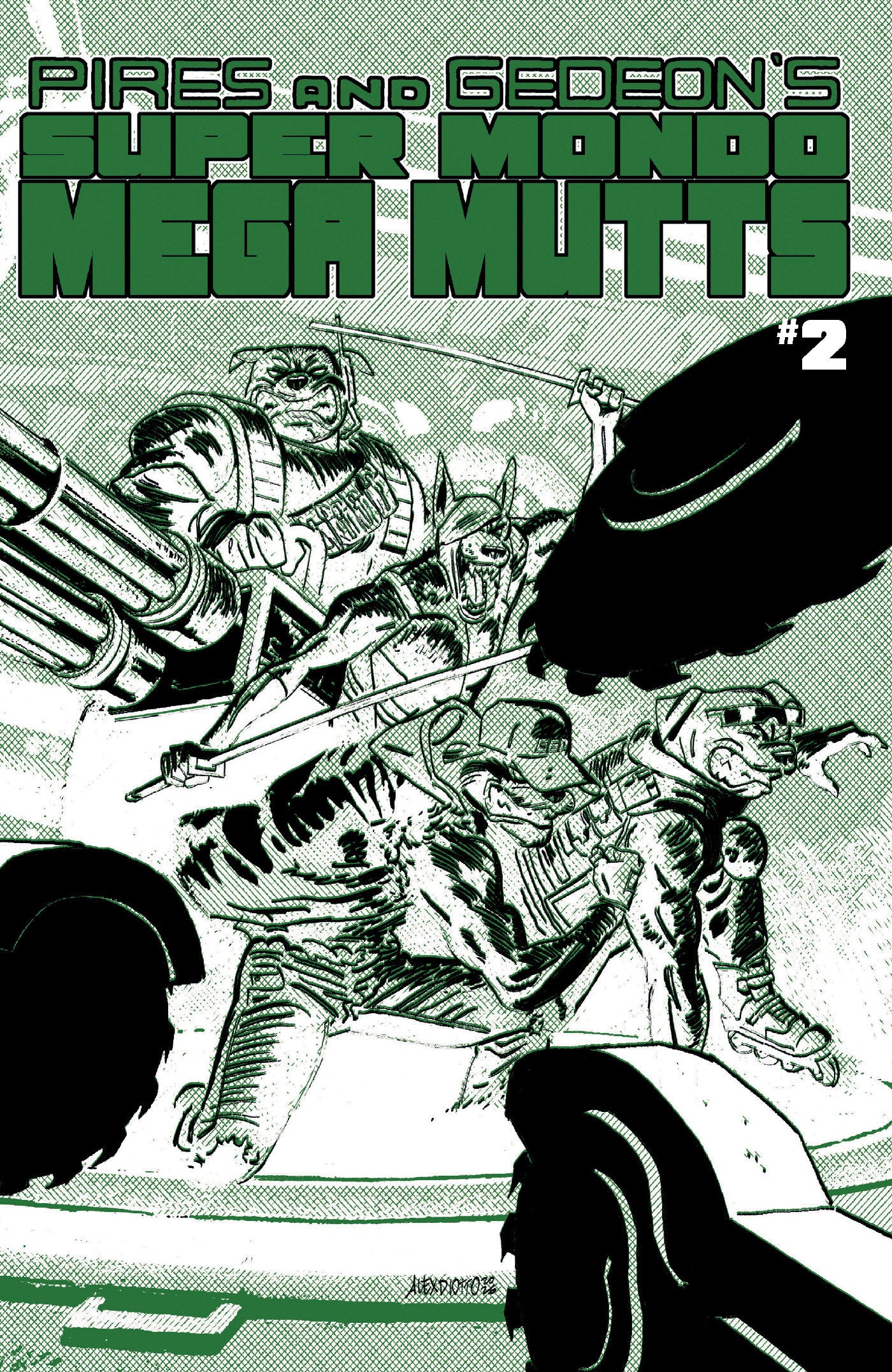 SUPER MONDO MEGA MUTTS #2 CVR B ALEX DIOTTO HOMAGE VAR (Pre-Order by 07/20/26 | Est. In-Store: 08/26/26 | Ships after release)