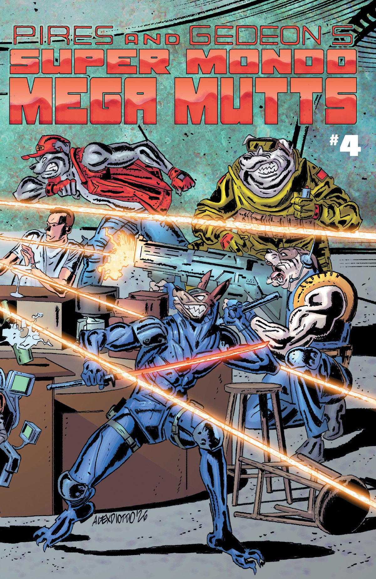 SUPER MONDO MEGA MUTTS #4 CVR B ALEX DIOTTO VAR (Pre-Order by 09/21/26 | Est. In-Store: 10/28/26 | Ships after release)