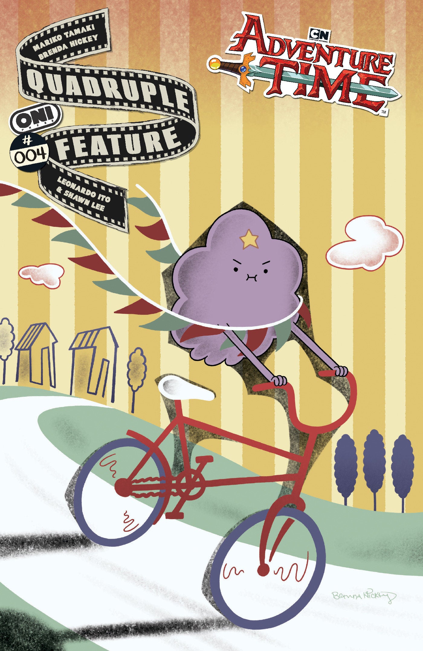 ADVENTURE TIME QUADRUPLE FEATURE #4 CVR A BRENDA HICKEY (Pre-Order by 09/07/26 | Est. In-Store: 10/14/26 | Ships after release)