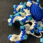 Blue White Crochet Octopus
