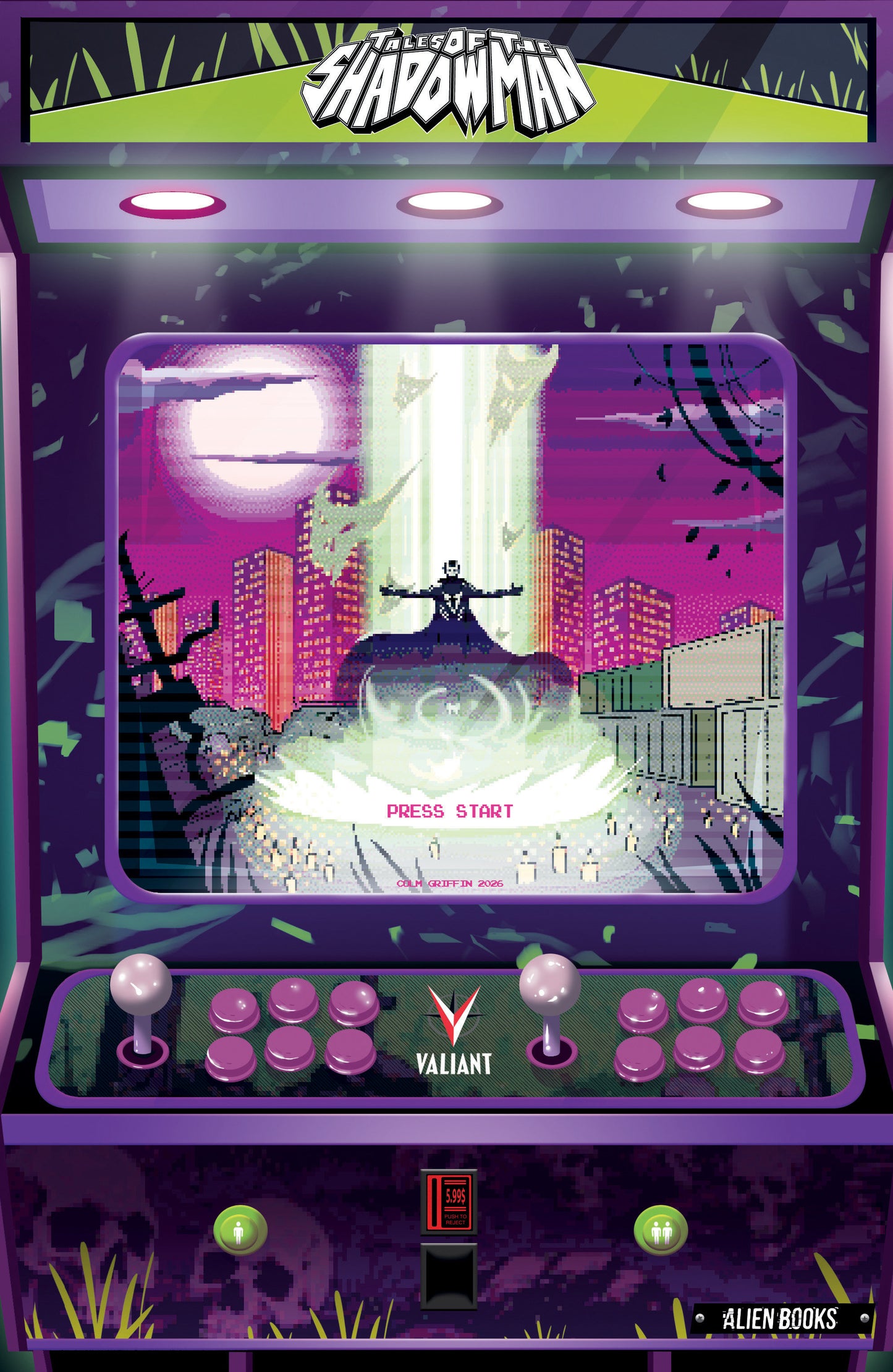Valiant Beyond: Tales of the Shadowman Finale--Darque Legacy Variant C (Griffin Full Art Arcade Variant) (Pre-Order by 09/21/26 | Est. In-Store: 10/28/26 | Ships after release)