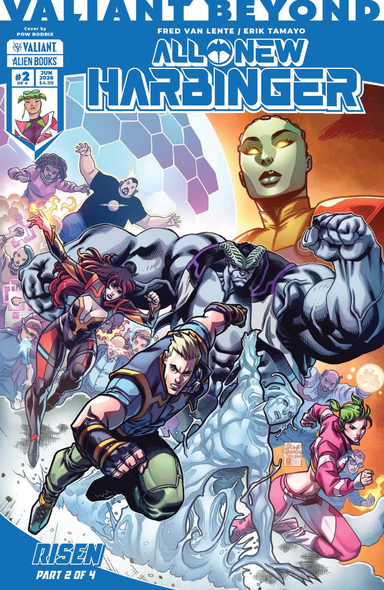 Valiant Beyond: All-New Harbinger #8--Risen #2 Cover A (Rodrix) (Pre-Order by 06/29/26 | Est. In-Store: 08/05/26 | Ships after release)