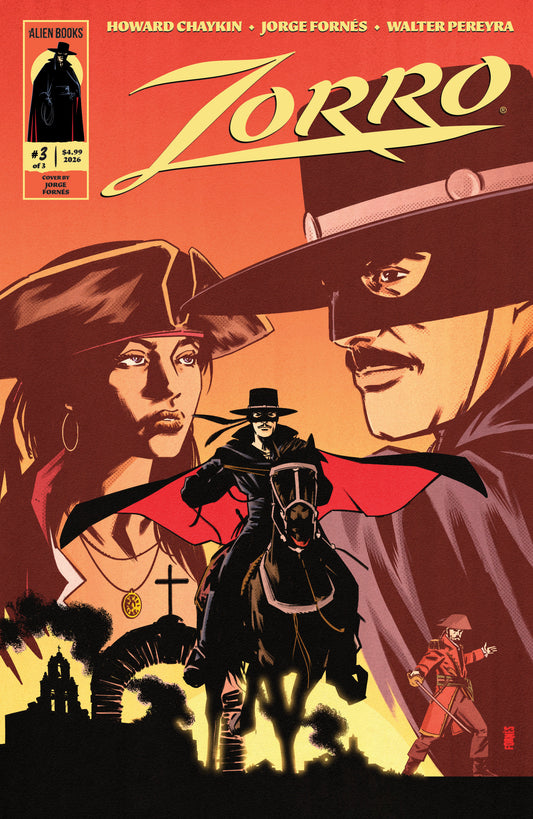 Zorro #3 Cover A (Fornés) (Pre-Order by 07/20/26 | Est. In-Store: 08/26/26 | Ships after release)