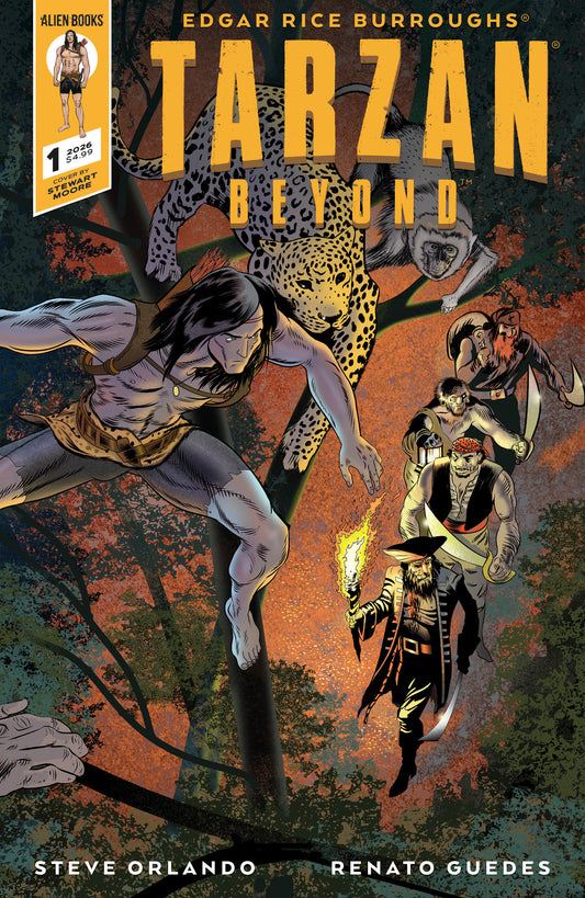 Tarzan Beyond #1 Variant C (Moore Wraparound Variant) (Order By 05/04/26) (Estimated In Store By 06/10/26) (THIS ITEM IS A PRE-ORDER AND YOU WILL NOT RECEIVE IT UNTIL AFTER THE IN STORE DATE)