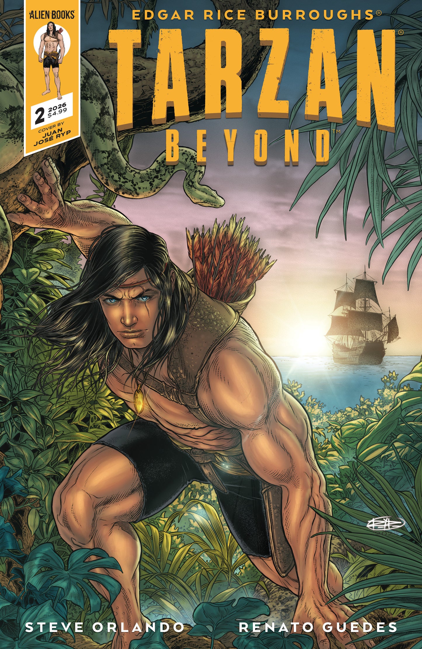 Tarzan Beyond #2 Variant B (Ryp) (Pre-Order by 06/15/26 | Est. In-Store: 07/22/26 | Ships after release)