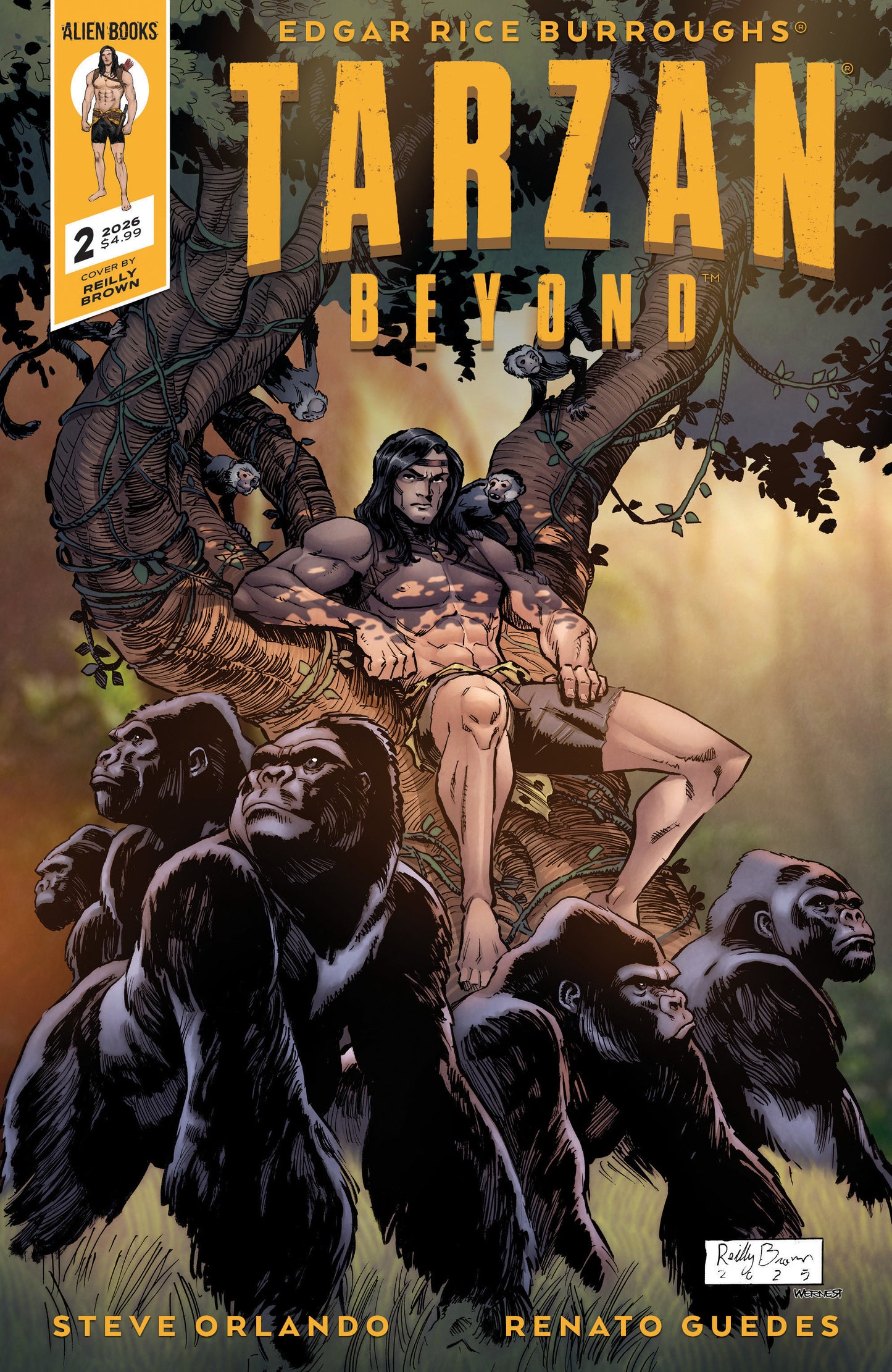 Tarzan Beyond #2 Variant C (Brown) (Pre-Order by 06/15/26 | Est. In-Store: 07/22/26 | Ships after release)