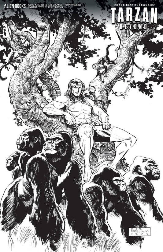 Tarzan Beyond #2 Variant D (Brown B&W) (Pre-Order by 06/15/26 | Est. In-Store: 07/22/26 | Ships after release)