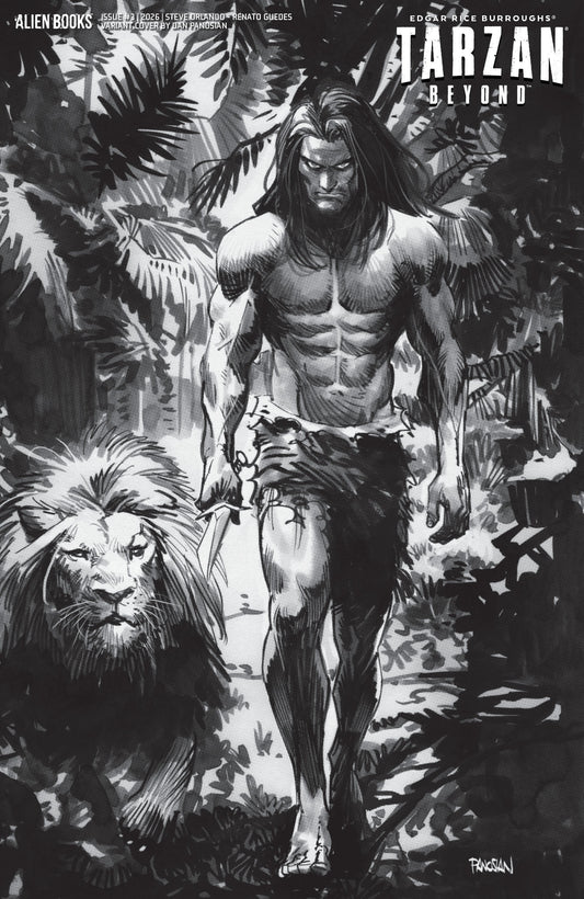 Tarzan Beyond #3 Variant D (Panosian B&W) (Pre-Order by 08/03/26 | Est. In-Store: 09/09/26 | Ships after release)
