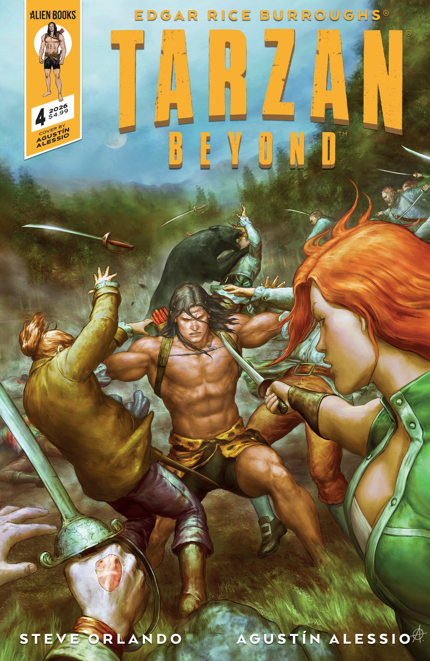 Tarzan Beyond #4 Cover A (Alessio) (Pre-Order by 09/28/26 | Est. In-Store: 11/04/26 | Ships after release)