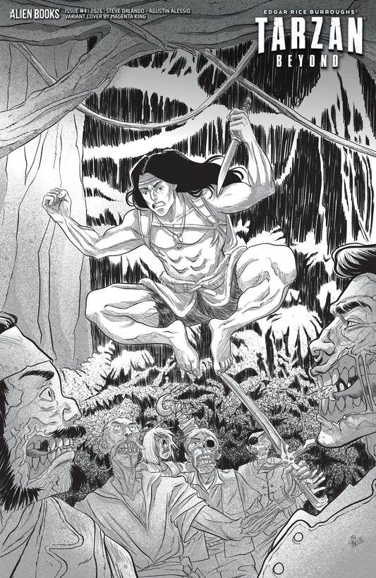 Tarzan Beyond #4 Variant D (King B&W) (Pre-Order by 09/28/26 | Est. In-Store: 11/04/26 | Ships after release)