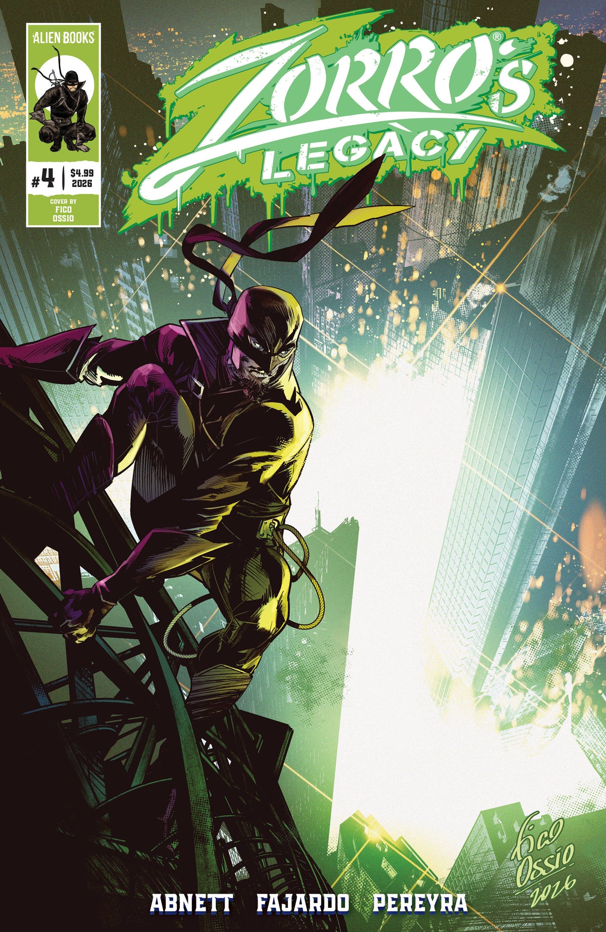 Zorro's Legacy #4 Variant B (Ossio) (Pre-Order by 10/12/26 | Est. In-Store: 11/18/26 | Ships after release)