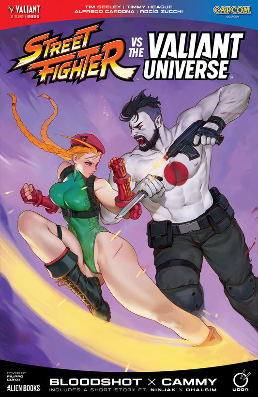 Street Fighter Vs. The Valiant Universe Special Cover A (Curzi) (Pre-Order by 06/22/26 | Est. In-Store: 07/29/26 | Ships after release)