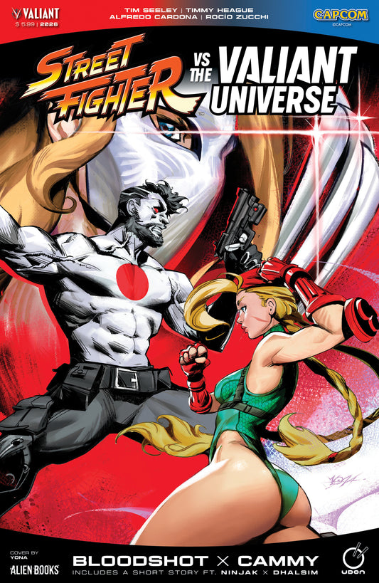 Street Fighter Vs. The Valiant Universe Special Variant B (Yonas) (Pre-Order by 06/22/26 | Est. In-Store: 07/29/26 | Ships after release)
