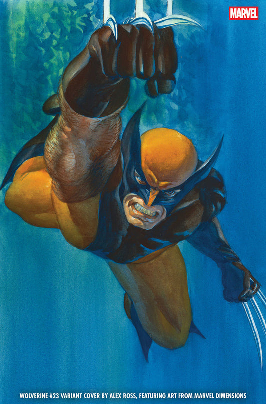 WOLVERINE #23 ALEX ROSS MARVEL DIMENSIONS VARIANT (Order By 06/08/26) (Estimated In Store By 07/08/26) (THIS ITEM IS A PRE-ORDER AND YOU WILL NOT RECEIVE IT UNTIL AFTER THE IN STORE DATE)