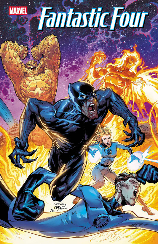 FANTASTIC FOUR #8 NETHO DIAZ BLACK PANTHER VARIANT (Order By 01/05/26) (Estimated In Store By 02/18/26)