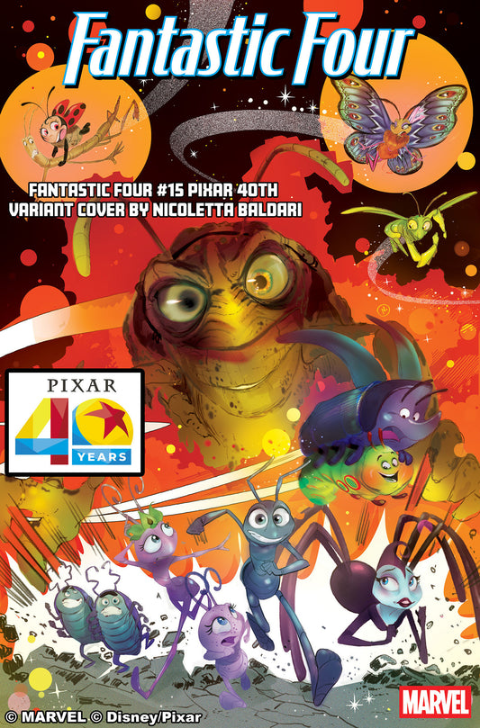 FANTASTIC FOUR #15 NICOLETTA BALDARI PIXAR 40TH VARIANT (Pre-Order by 06/22/26 | Est. In-Store: 08/05/26 | Ships after release)