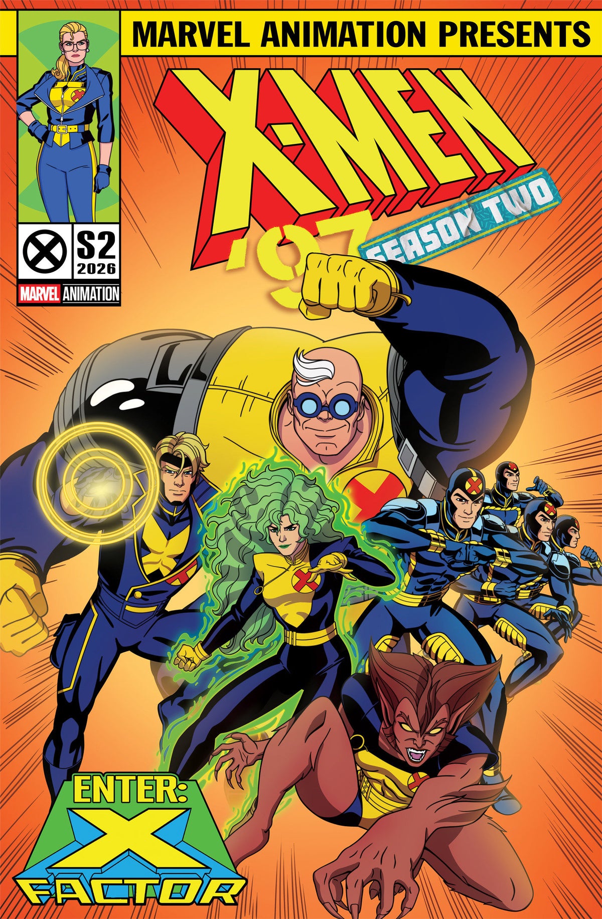 X-MEN '97: SEASON TWO #5 ADAM STAFFORD ANIMATION VARIANT (Pre-Order by 09/14/26 | Est. In-Store: 10/14/26 | Ships after release)