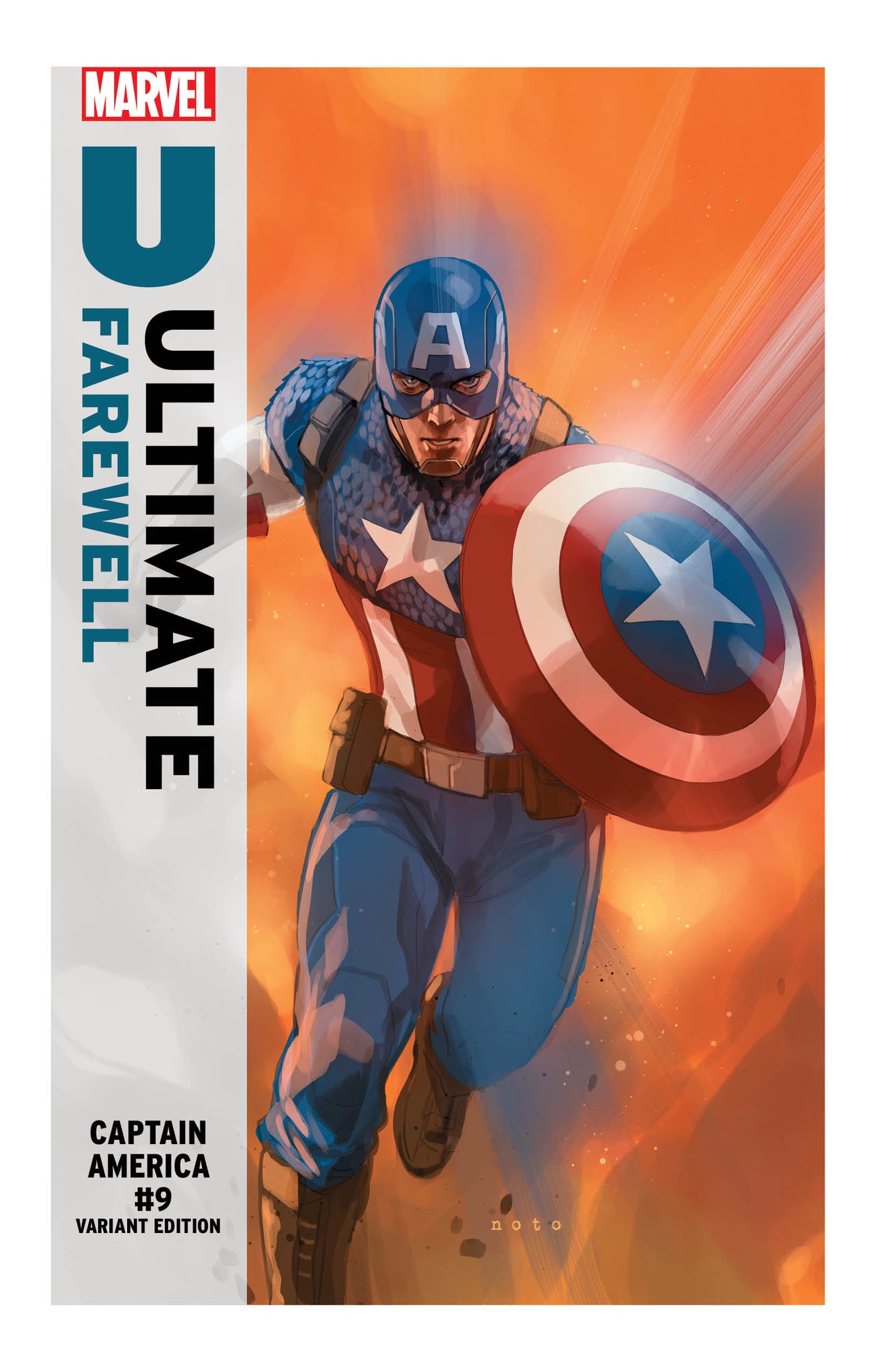 CAPTAIN AMERICA #9 PHIL NOTO ULTIMATE FAREWELL VARIANT (Order By 03/23/26) (Estimated In Store By 04/22/26)
