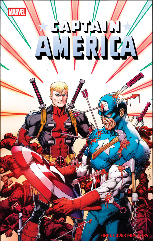 CAPTAIN AMERICA #9 MARK BAGLEY APRIL POOL'S DAY VARIANT (Order By 03/23/26) (Estimated In Store By 04/22/26)