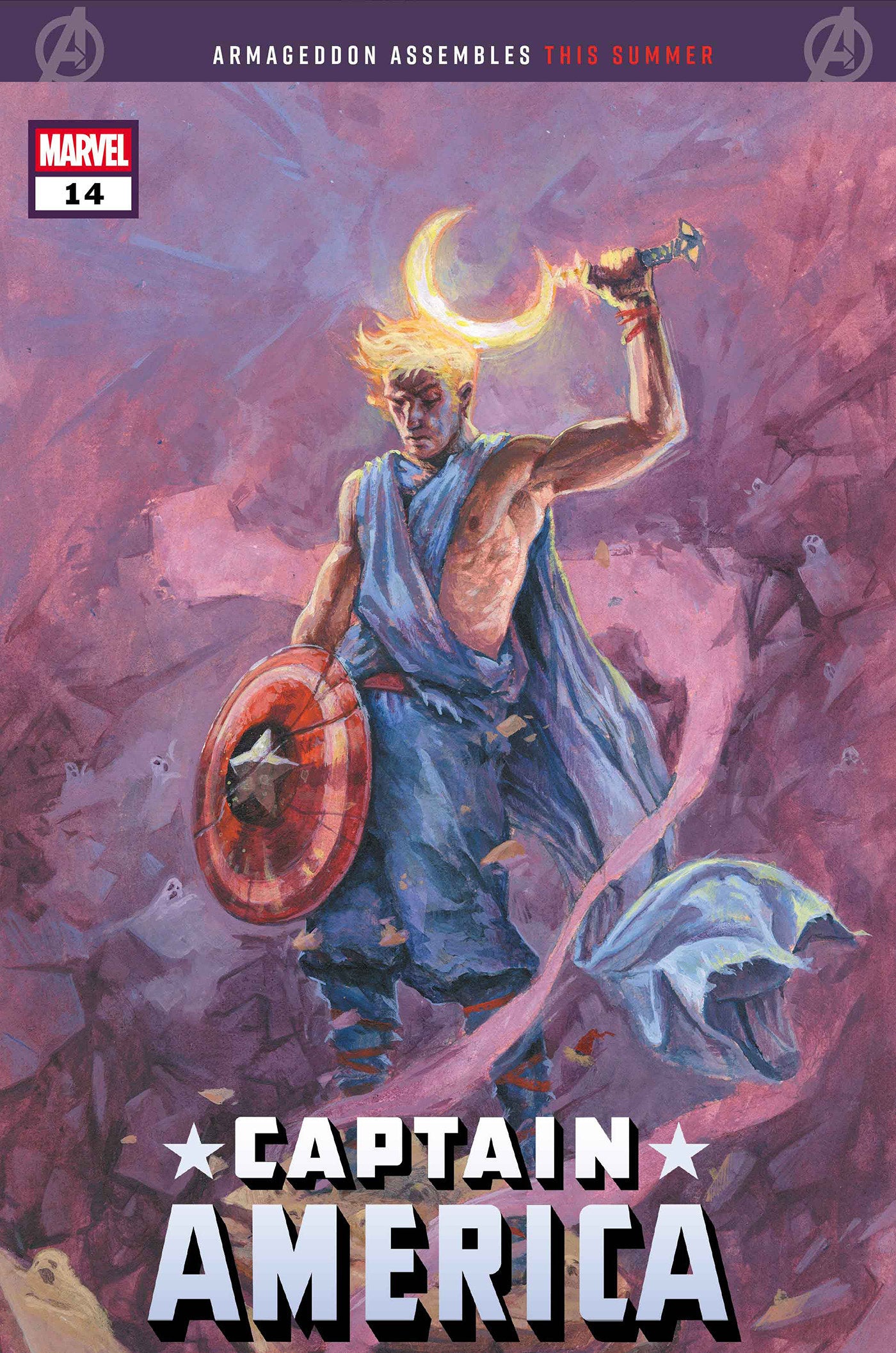 CAPTAIN AMERICA #14 DOMENICO CAVA VARIANT [ARM] (Pre-Order by 07/06/26 | Est. In-Store: 08/05/26 | Ships after release)