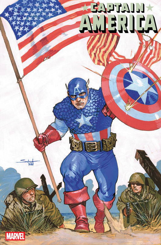 CAPTAIN AMERICA #16 JONAS SCHARF ART STYLE VARIANT (Pre-Order by 09/28/26 | Est. In-Store: 10/28/26 | Ships after release)