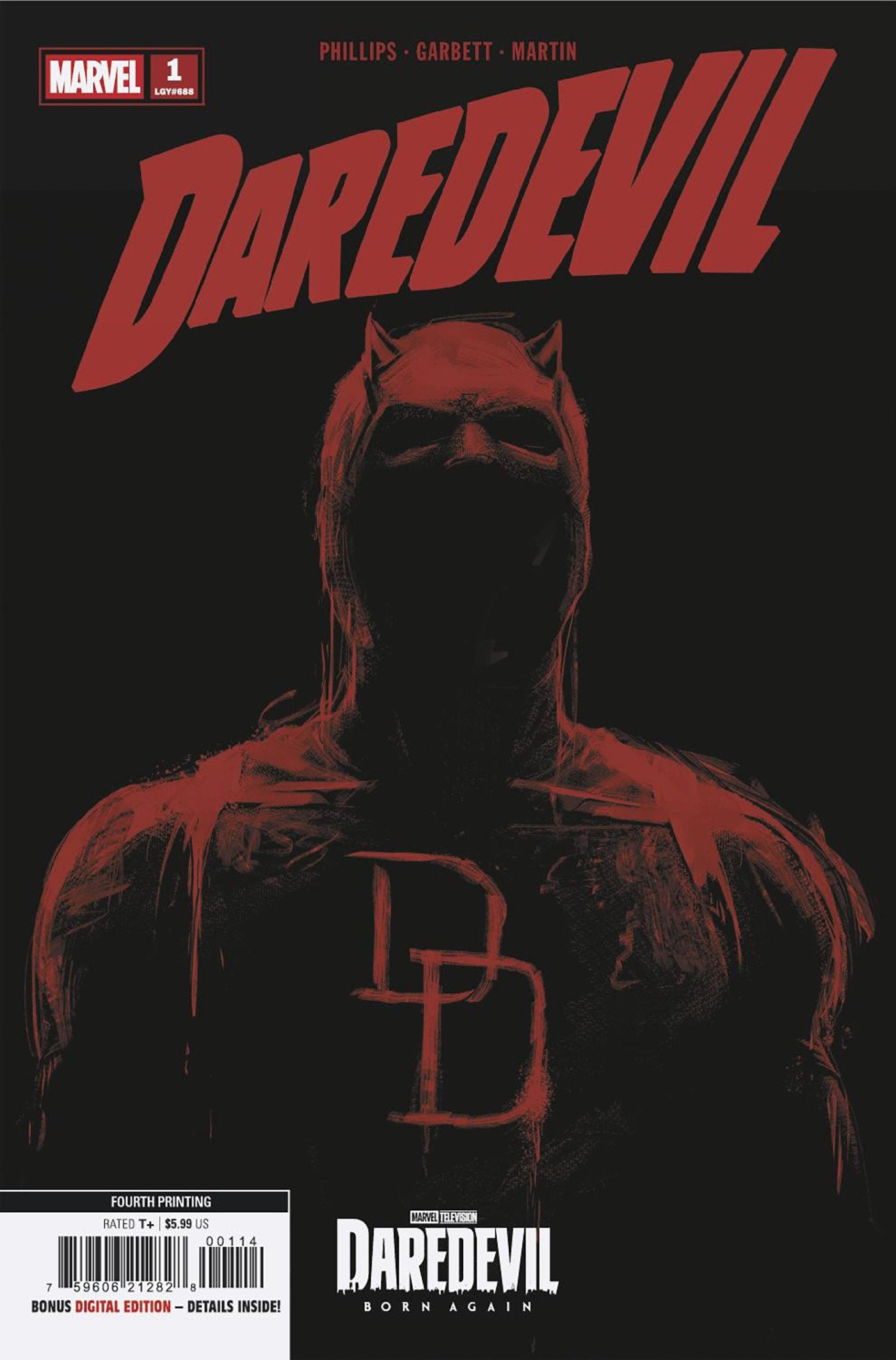 DAREDEVIL #1 MARVEL TELEVISION 4TH PRINTING VARIANT (Pre-Order by 06/29/26 | Est. In-Store: 07/29/26 | Ships after release)