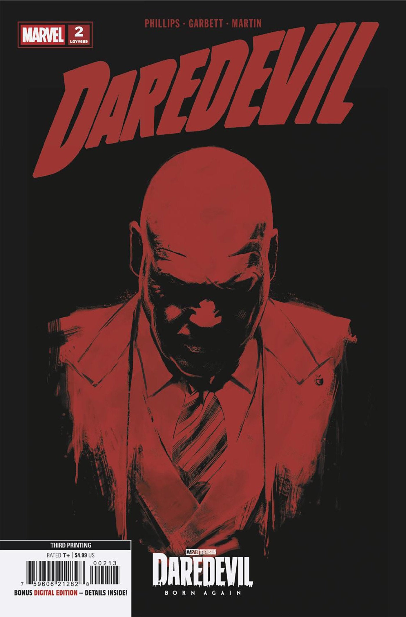 DAREDEVIL #2 MARVEL TELEVISION 3RD PRINTING VARIANT (Pre-Order by 06/29/26 | Est. In-Store: 07/29/26 | Ships after release)