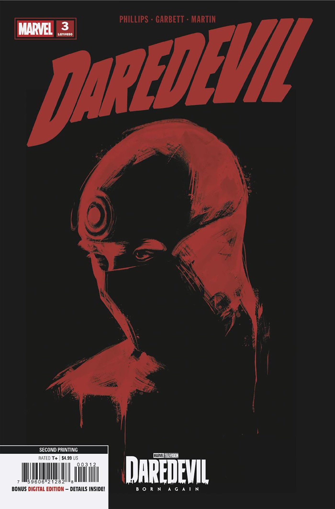 DAREDEVIL #3 MARVEL TELEVISION 2ND PRINTING VARIANT (Pre-Order by 06/29/26 | Est. In-Store: 07/29/26 | Ships after release)
