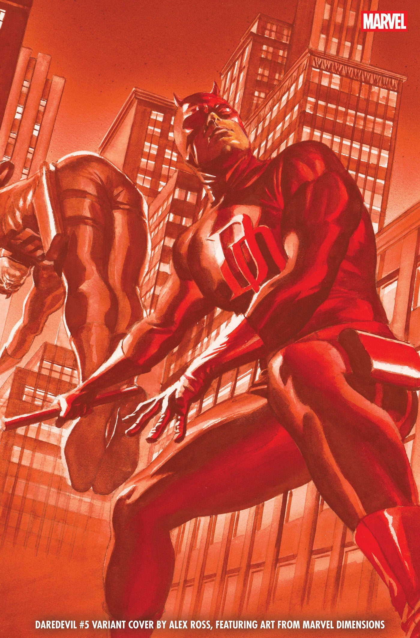 DAREDEVIL #5 ALEX ROSS MARVEL DIMENSIONS VARIANT (Pre-Order by 07/20/26 | Est. In-Store: 08/19/26 | Ships after release)