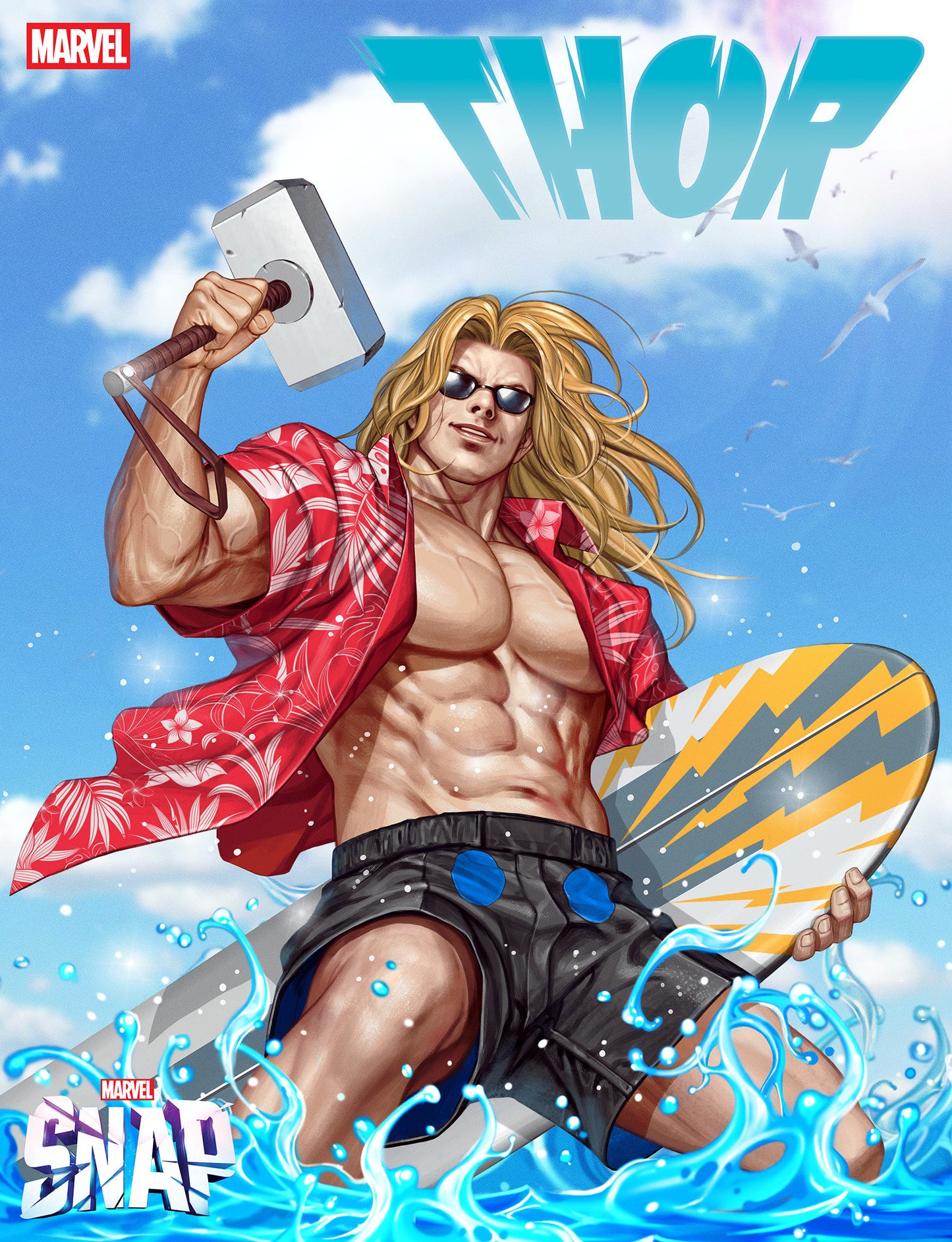 THOR #800 INHYUK LEE MARVEL SNAP SWIMSUIT VARIANT (Pre-Order by 07/06/26 | Est. In-Store: 08/19/26 | Ships after release)
