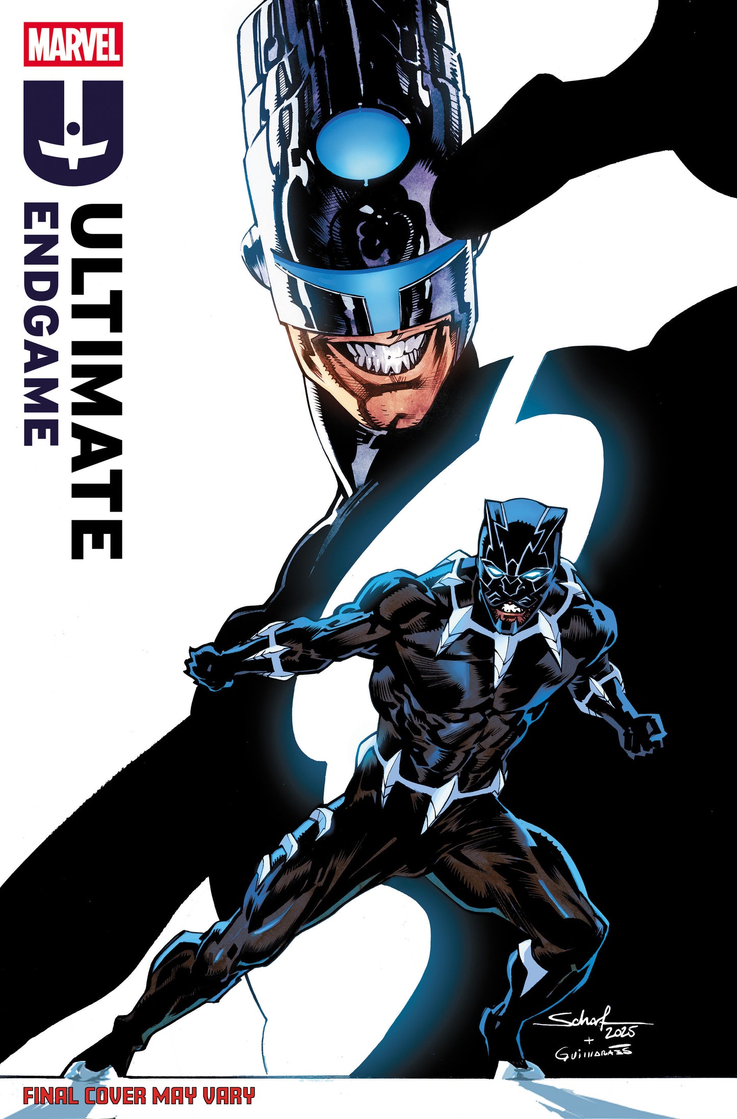 ULTIMATE ENDGAME #3 JONAS SCHARF BLACK PANTHER VARIANT (Order By 02/09/26) (Estimated In Store By 03/11/26)