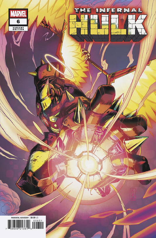 INFERNAL HULK #6 KEI ZAMA HELLBUSTER ARMOR VARIANT (Order By 03/23/26) (Estimated In Store By 04/22/26)