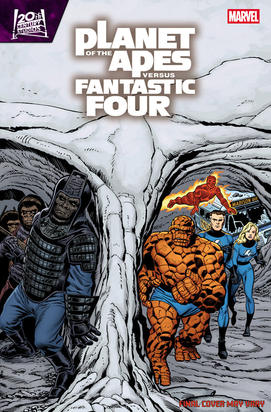 PLANET OF THE APES VS. FANTASTIC FOUR #2 RON FRENZ HOMAGE VARIANT (Order By 02/09/26) (Estimated In Store By 03/11/26)