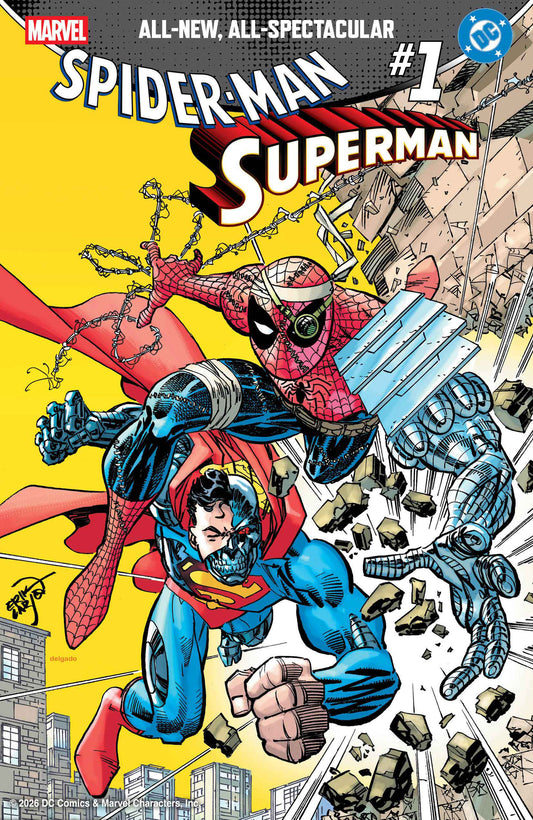 MARVEL/DC: SPIDER-MAN/SUPERMAN #1 ERIK LARSEN VARIANT (Order By 03/02/26) (Estimated In Store By 04/15/26)