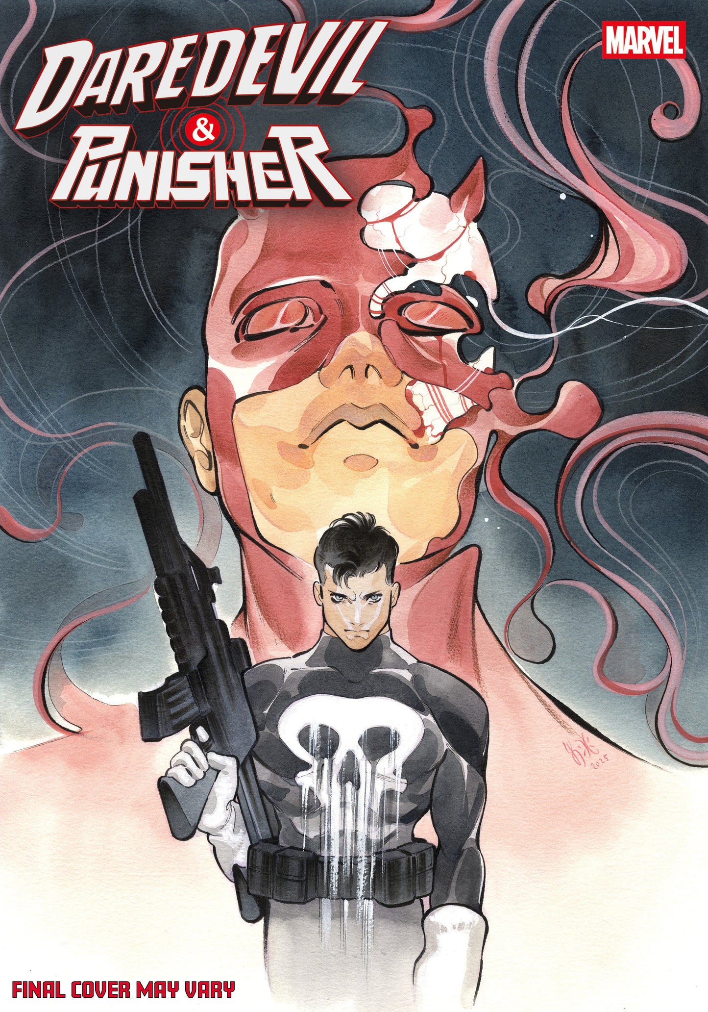 DAREDEVIL/PUNISHER: THE DEVIL'S TRIGGER #5 PEACH MOMOKO VARIANT (Order By 02/02/26) (Estimated In Store By 03/04/26)