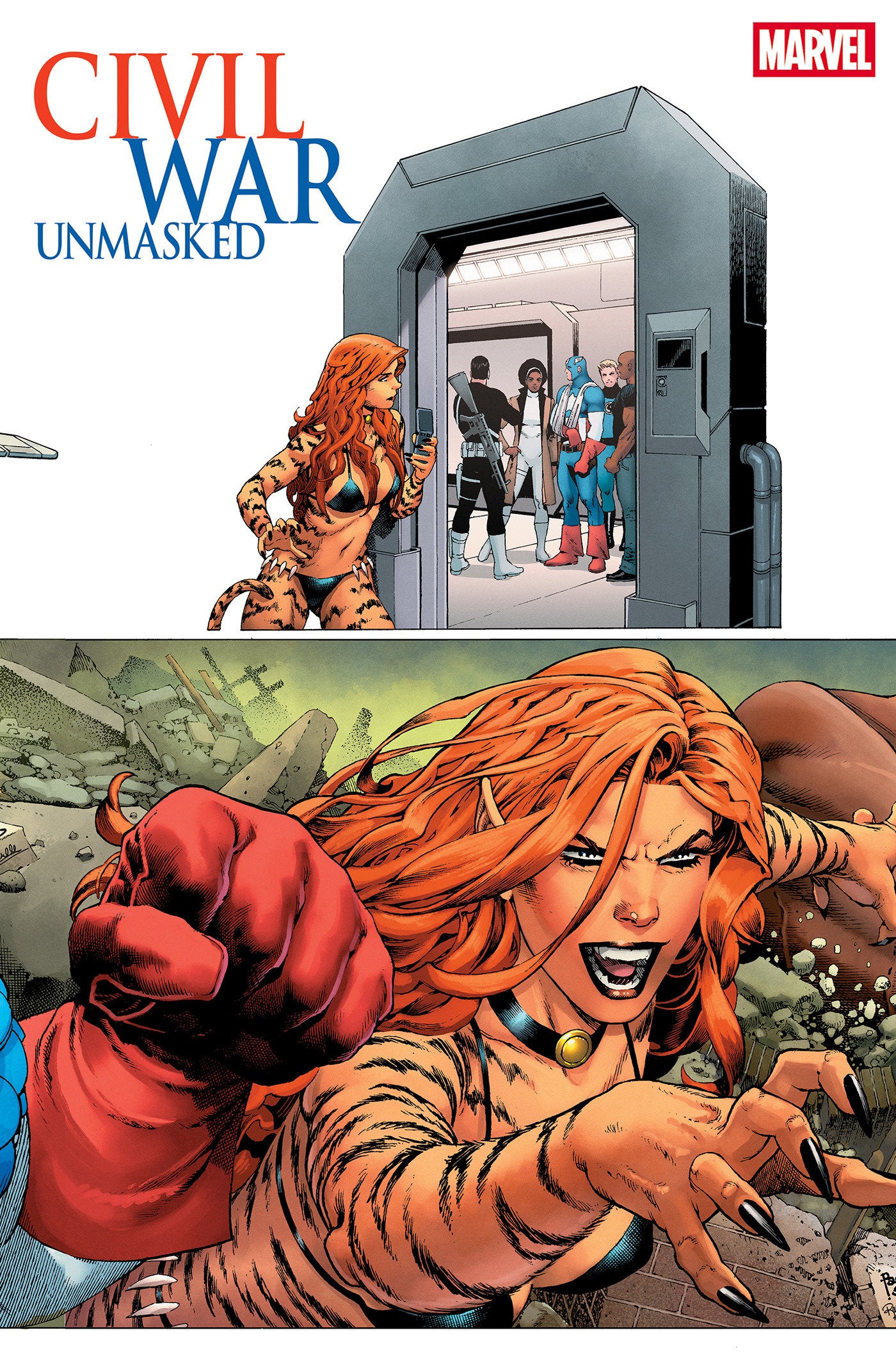 CIVIL WAR: UNMASKED #4 PAULO SIQUEIRA 5-PART CONNECTING VARIANT (Pre-Order by 07/06/26 | Est. In-Store: 08/05/26 | Ships after release)