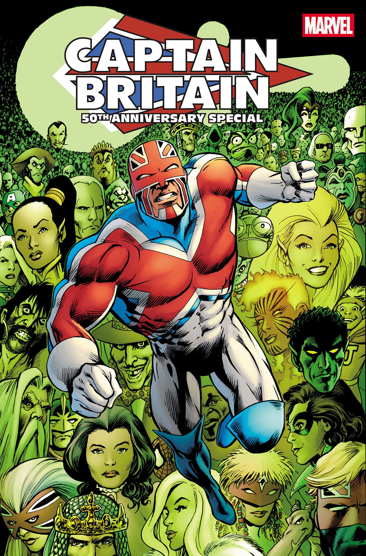 CAPTAIN BRITAIN 50TH ANNIVERSARY SPECIAL #1 (Pre-Order by 09/14/26 | Est. In-Store: 10/14/26 | Ships after release)