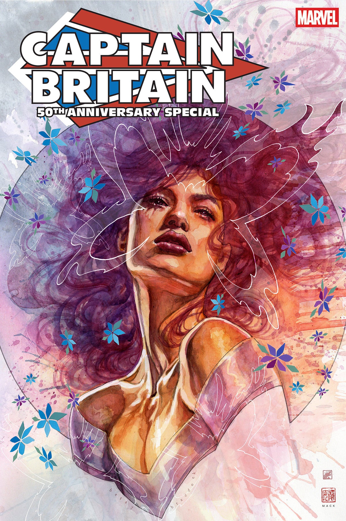 CAPTAIN BRITAIN 50TH ANNIVERSARY SPECIAL #1 DAVID MACK VARIANT (Pre-Order by 09/14/26 | Est. In-Store: 10/14/26 | Ships after release)