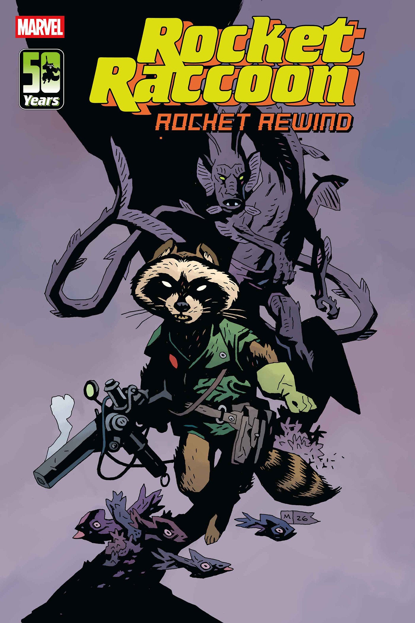 ROCKET RACCOON: ROCKET REWIND #1 MIKE MIGNOLA VARIANT (Pre-Order by 06/29/26 | Est. In-Store: 07/29/26 | Ships after release)