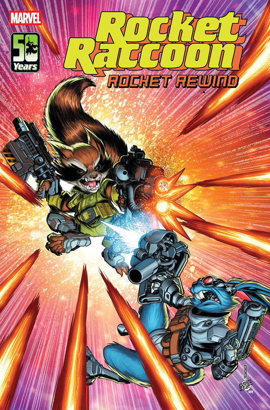 ROCKET RACCOON: ROCKET REWIND #1 DAVID BALDEON VARIANT (Pre-Order by 06/29/26 | Est. In-Store: 07/29/26 | Ships after release)