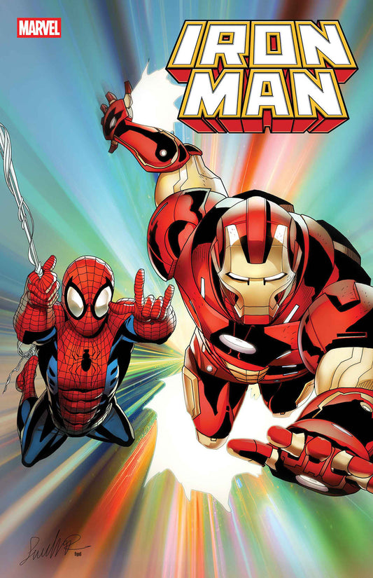 IRON MAN #6 SALVADOR LARROCA FOIL VARIANT (Order By 04/20/26) (Estimated In Store By 06/03/26)